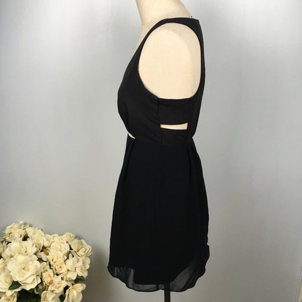 BCBGeneration Black Cut Out Dress Size 0 - Picture 3 of 7